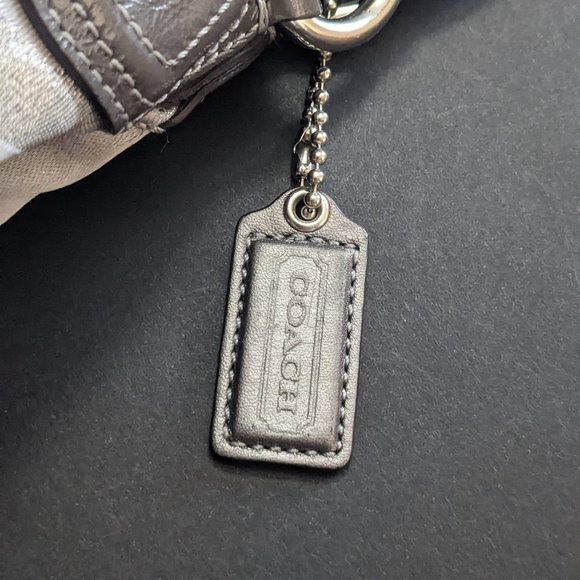 Coach Maggie Signature Madison Op Art Lurex 14426 Purse - Picture 2 of 14